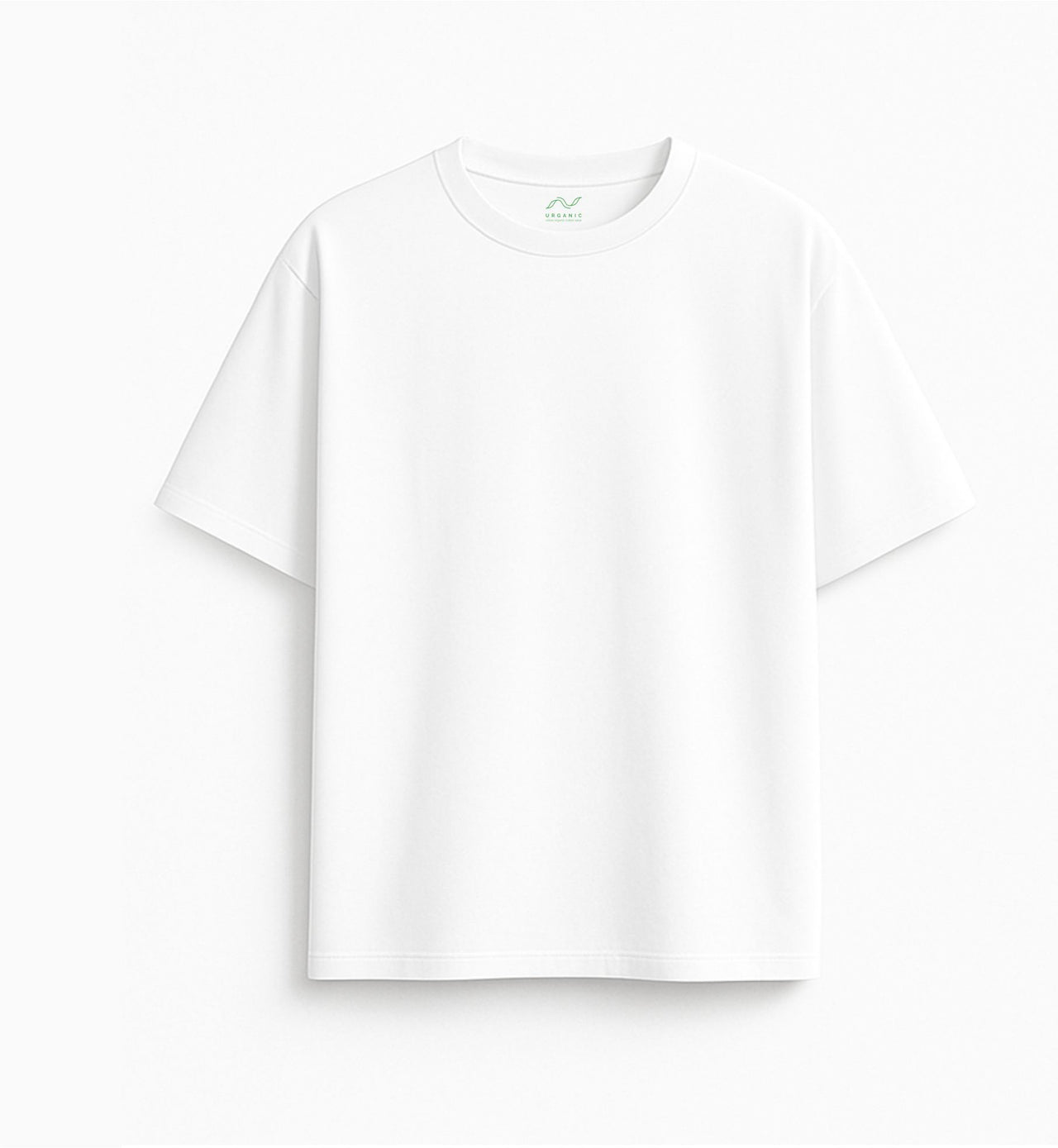 Oversized white T-shirt "What a time"