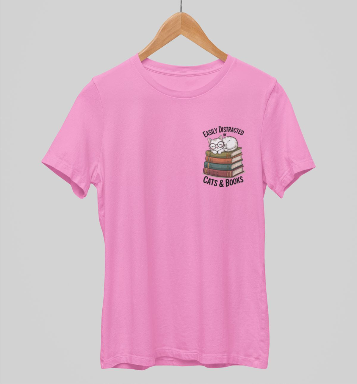 Rosa UNISEX T-Shirts Easily Distracted