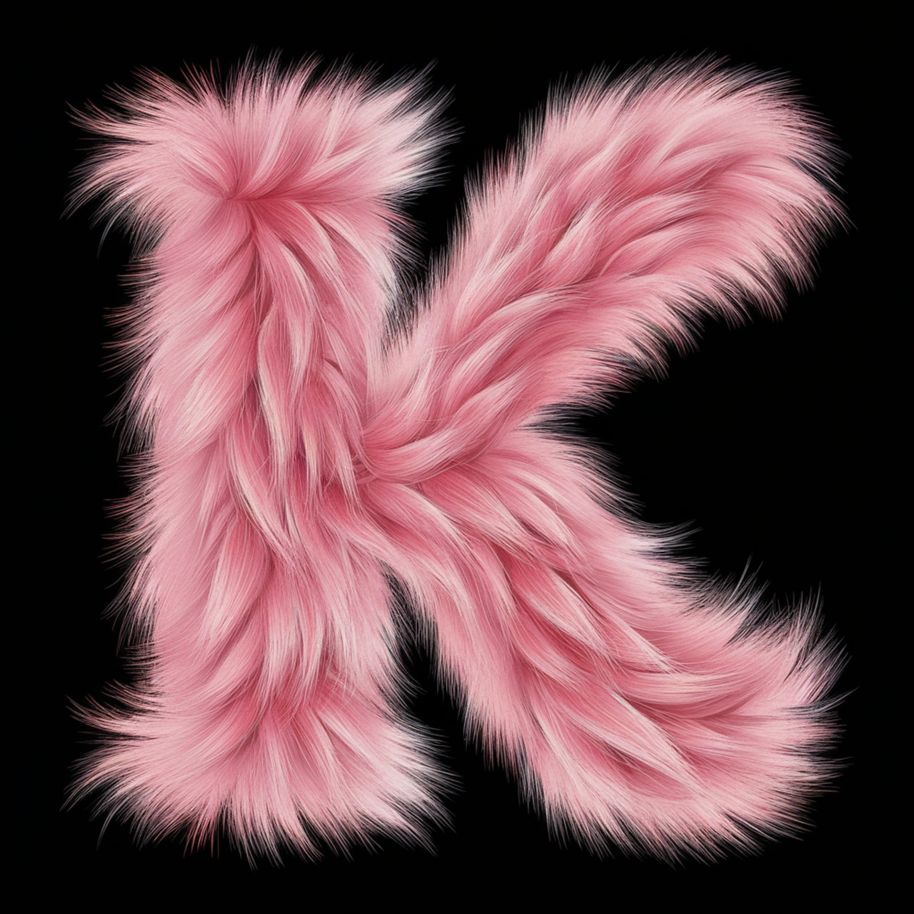 Schwarzer UNISEX Pullover "K Buchstabe"