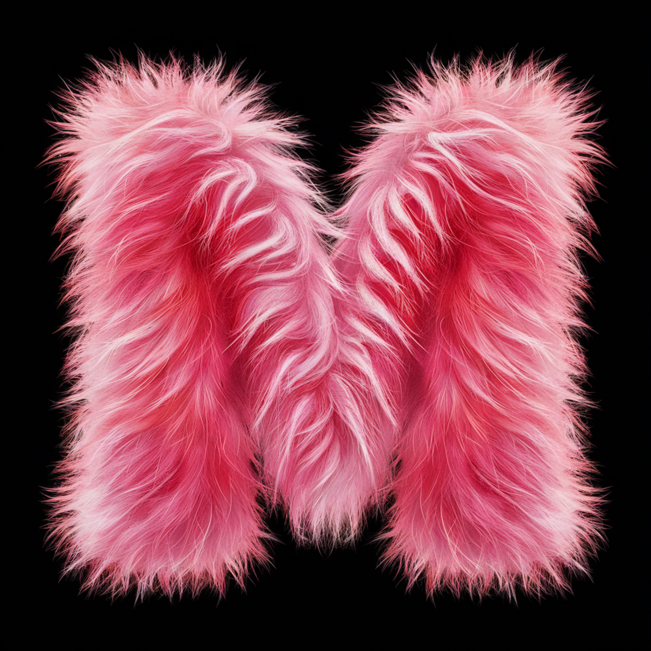 Schwarzes UNISEX T-Shirt "M Buchstabe"