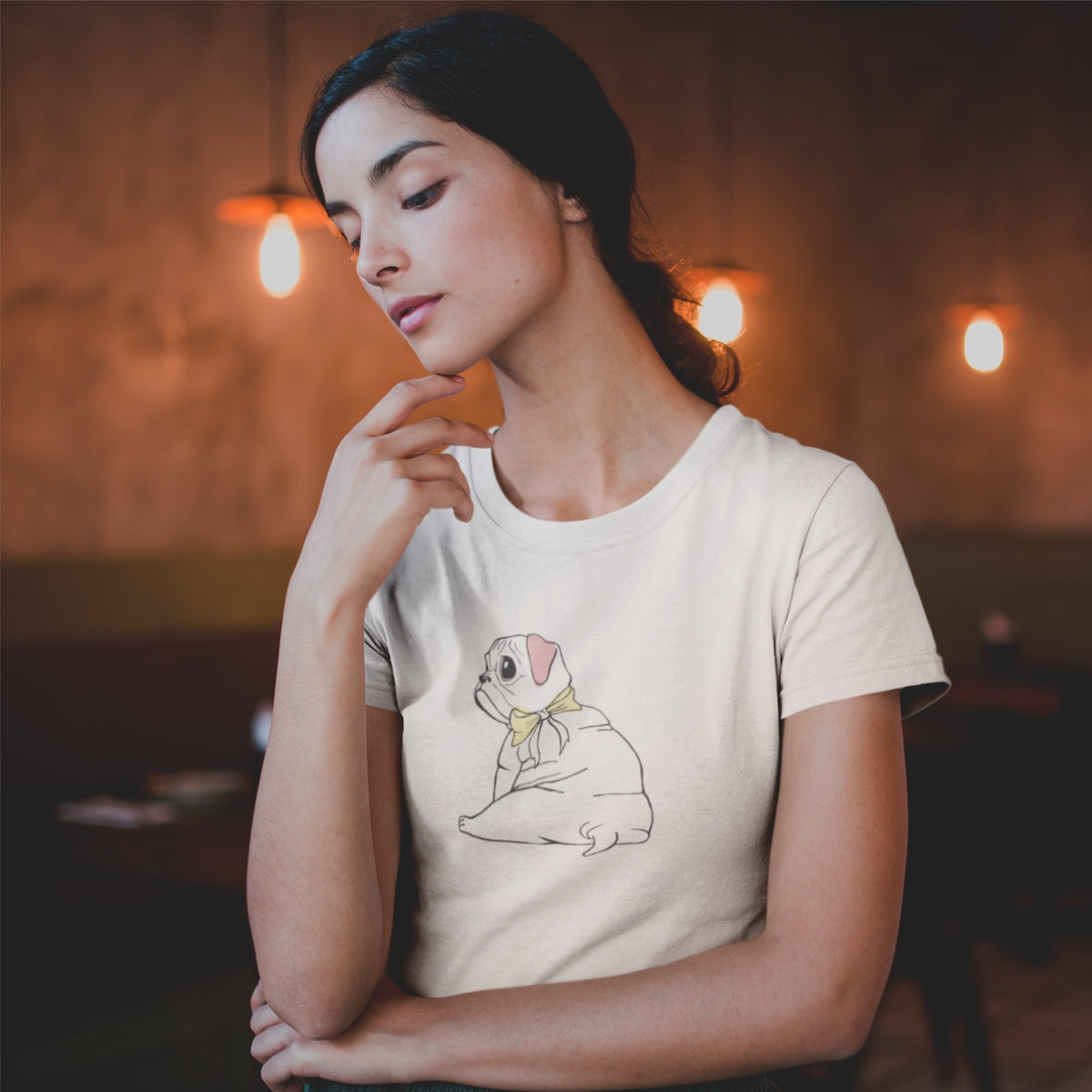 White Unisex T-shirt El amor mas puro