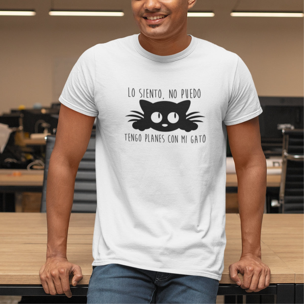 White Unisex T-shirt Lo siento