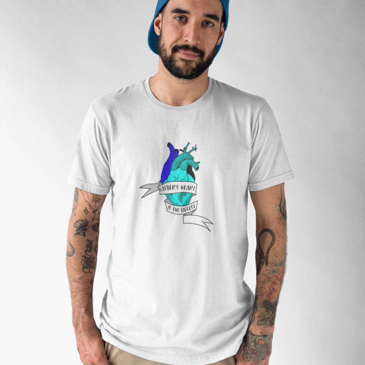 White T-shirt The Father's Heart