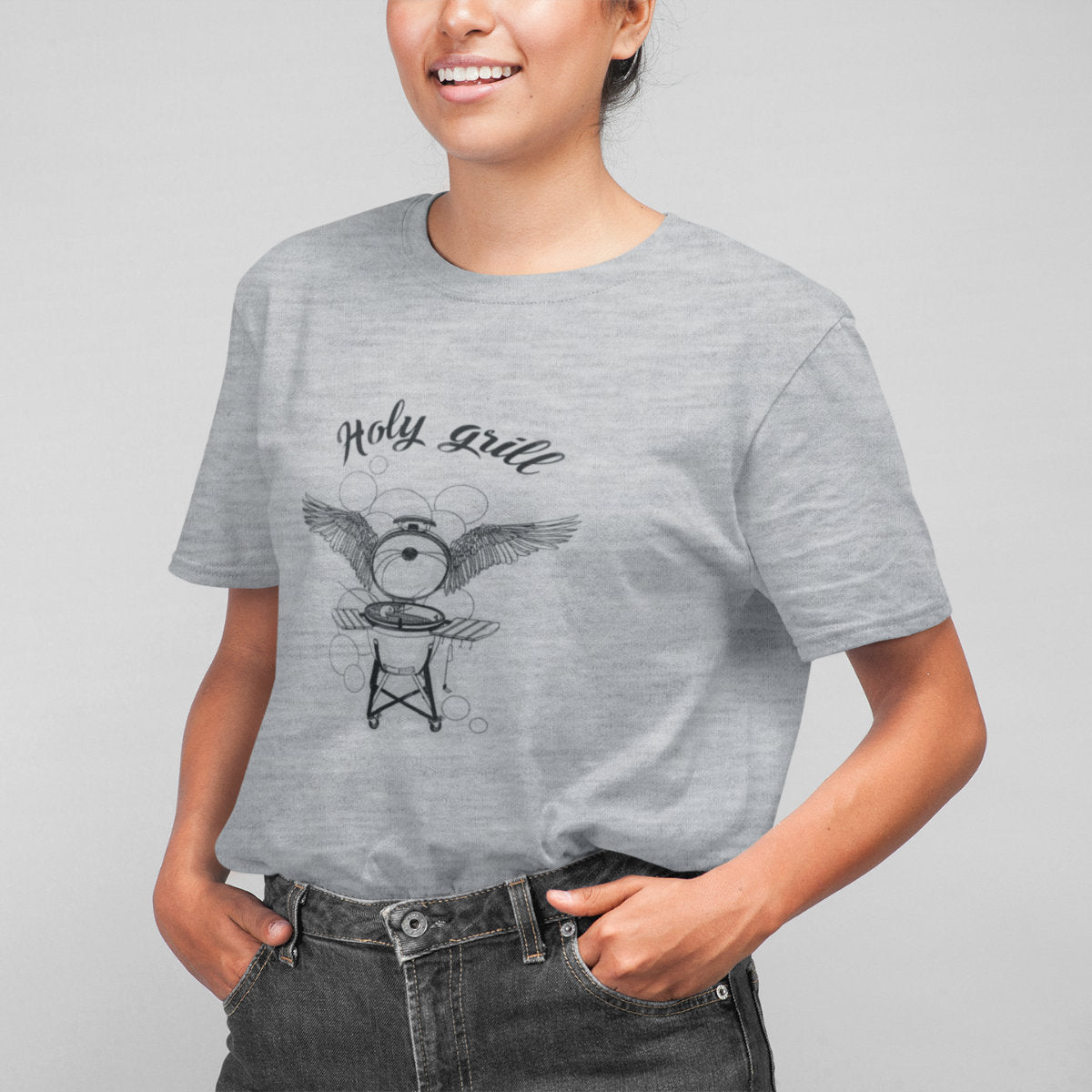 Melange grey T-shirt Holy grill