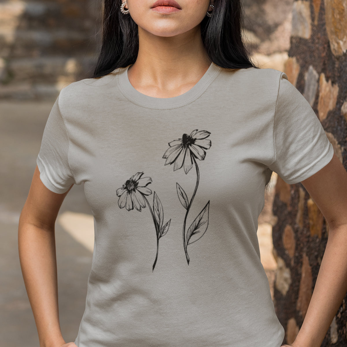 Hall Melange UNISEX T-särk Astrid