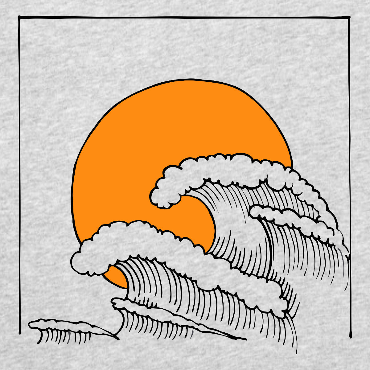 Hall Melange UNISEX T-särk Lained