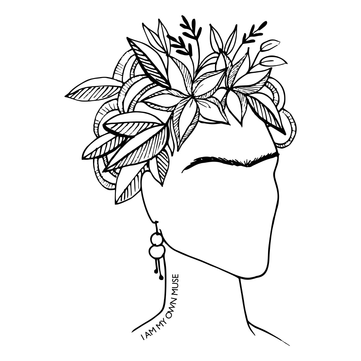 Valge UNISEX T-särk Frida