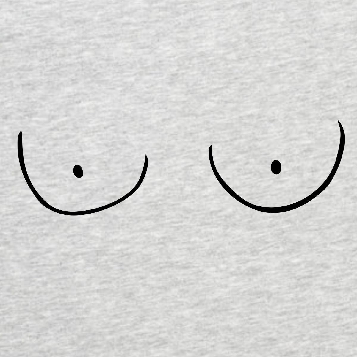 Hall Melange UNISEX T-särk Rinnad