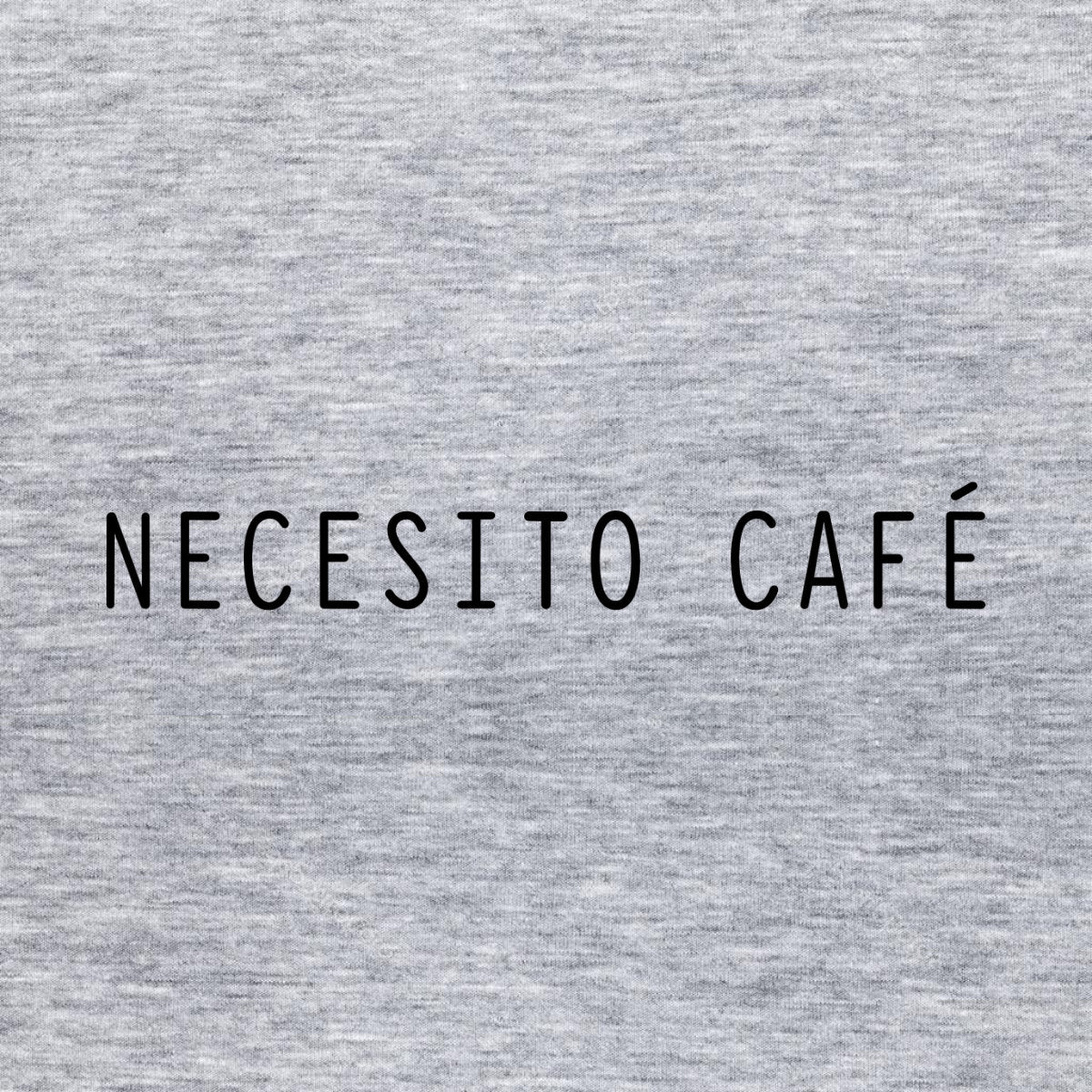 Melange grey T-shirt I need coffee
