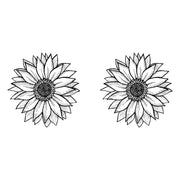 Biały T-shirt "Słoneczniki