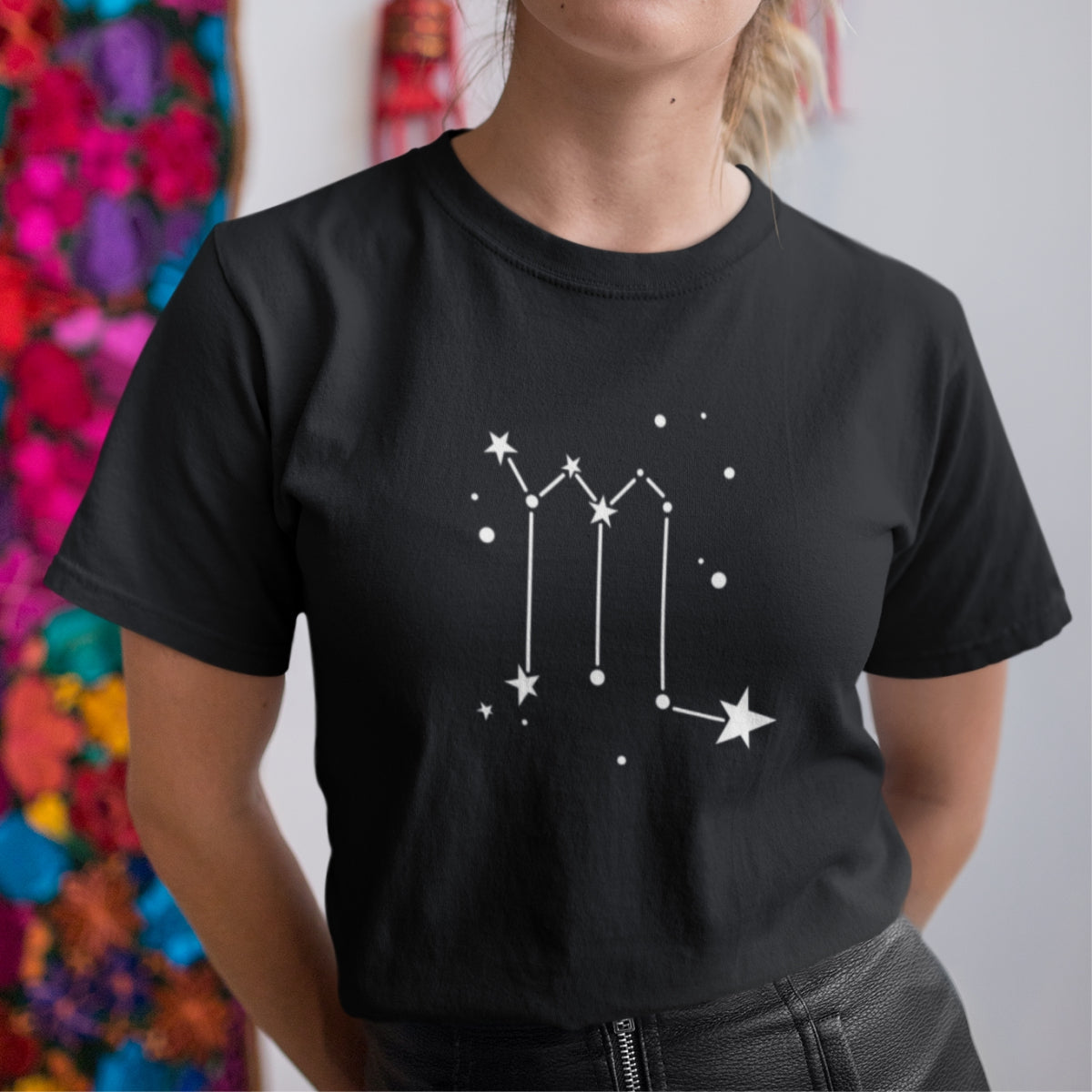 Black T-shirt Zodiac Scorpio