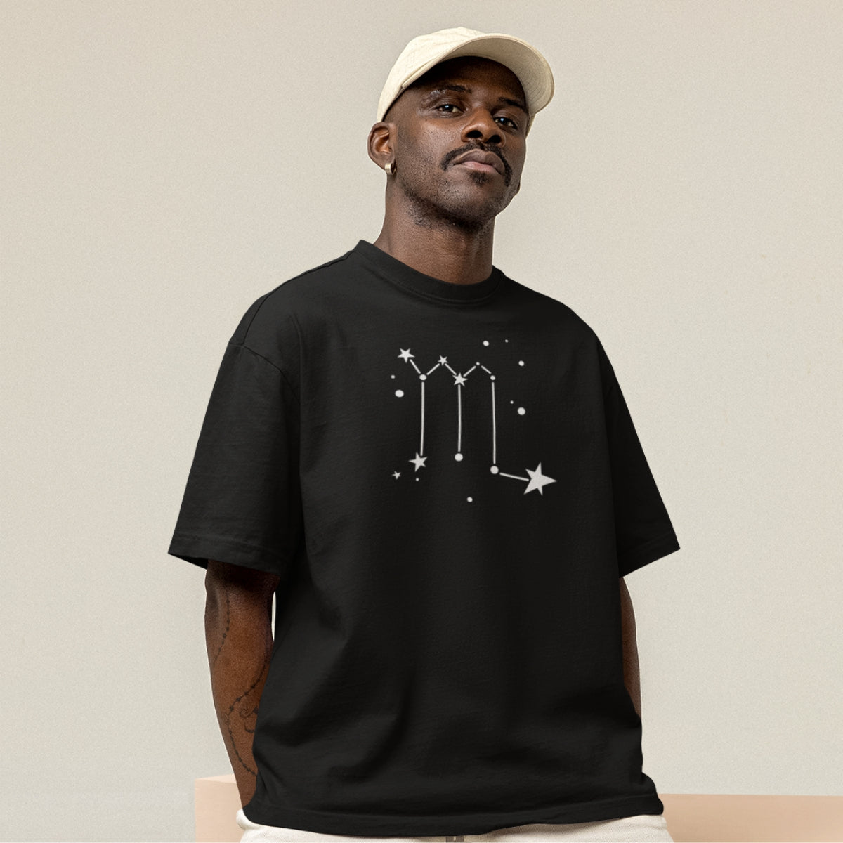 Black T-shirt Zodiac Scorpio