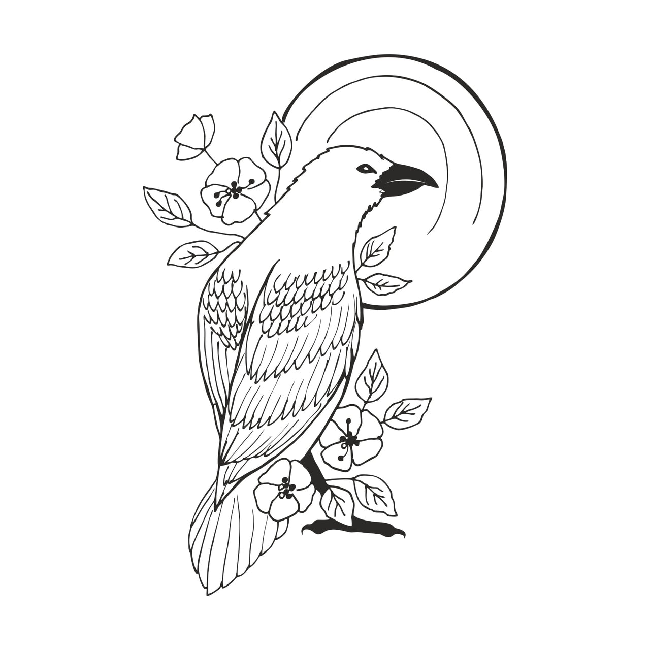 White T-shirt The Crow